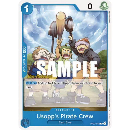 Usopp's Pirate Crew (OP03-042) - Pillars of Strength Pre-Release Cards