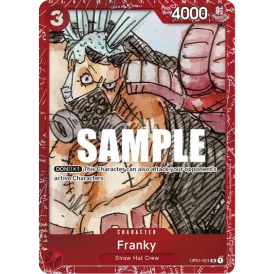 Franky (Premium Card Collection -ONE PIECE FILM RED Edition-) (OP01-021) - One Piece Promotion Cards Foil
