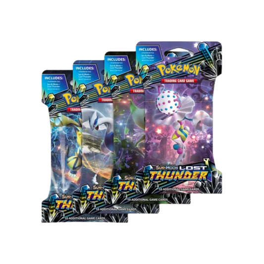 Lost Thunder Sleeved Booster Pack Art Bundle [Set of 4]