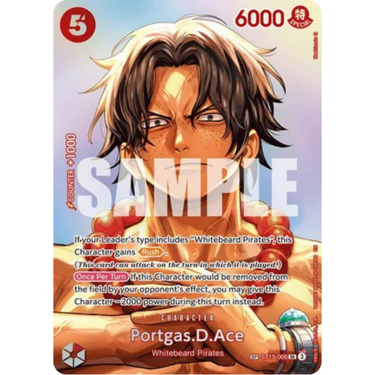 Portgas.D.Ace (SP) (ST15-005) - The Time of Battle Foil