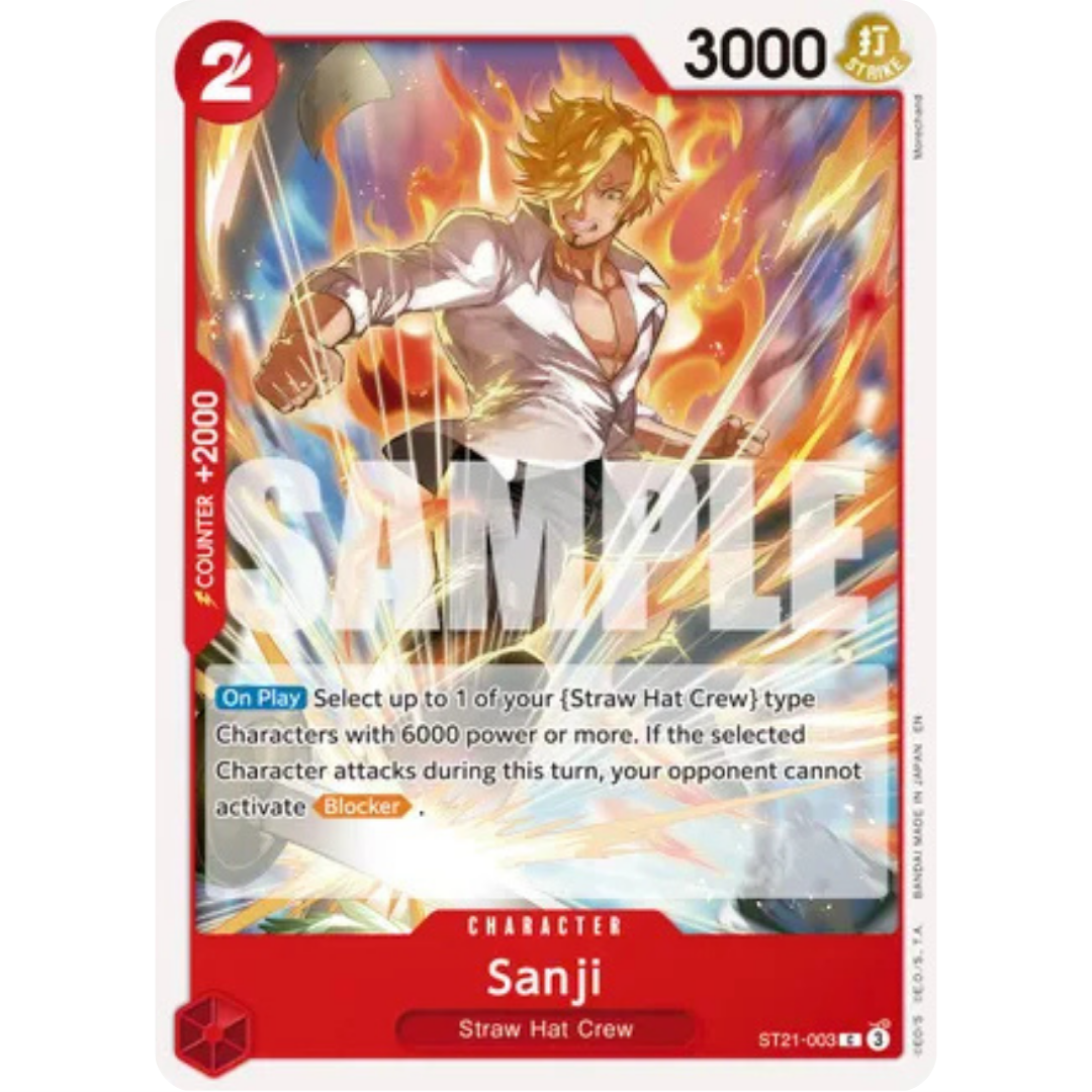 Sanji - ST21-003 (Reprint) (ST21-003) - Premium Booster -The Best- Vol. 2