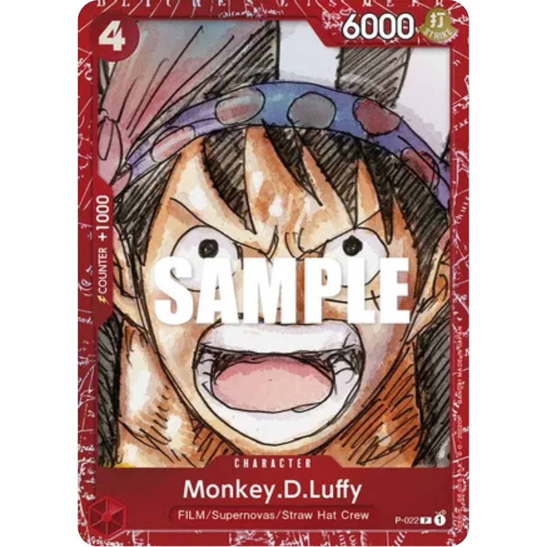 Monkey.D.Luffy (Premium Card Collection -ONE PIECE FILM RED Edition-) (P-022) - One Piece Promotion Cards Foil