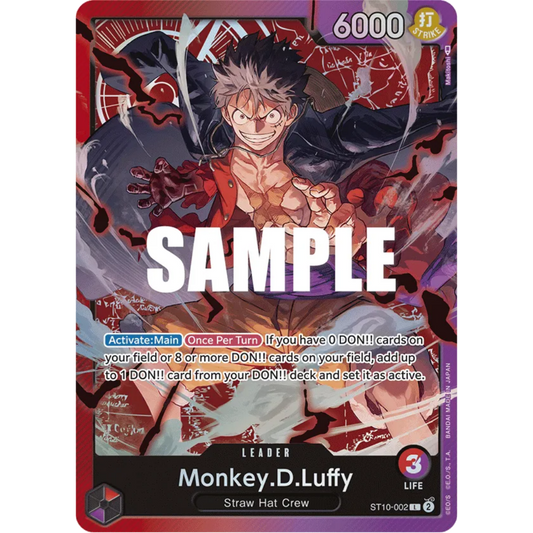 Monkey.D.Luffy (002) (ST10-002) - Ultra Deck: The Three Captains Foil