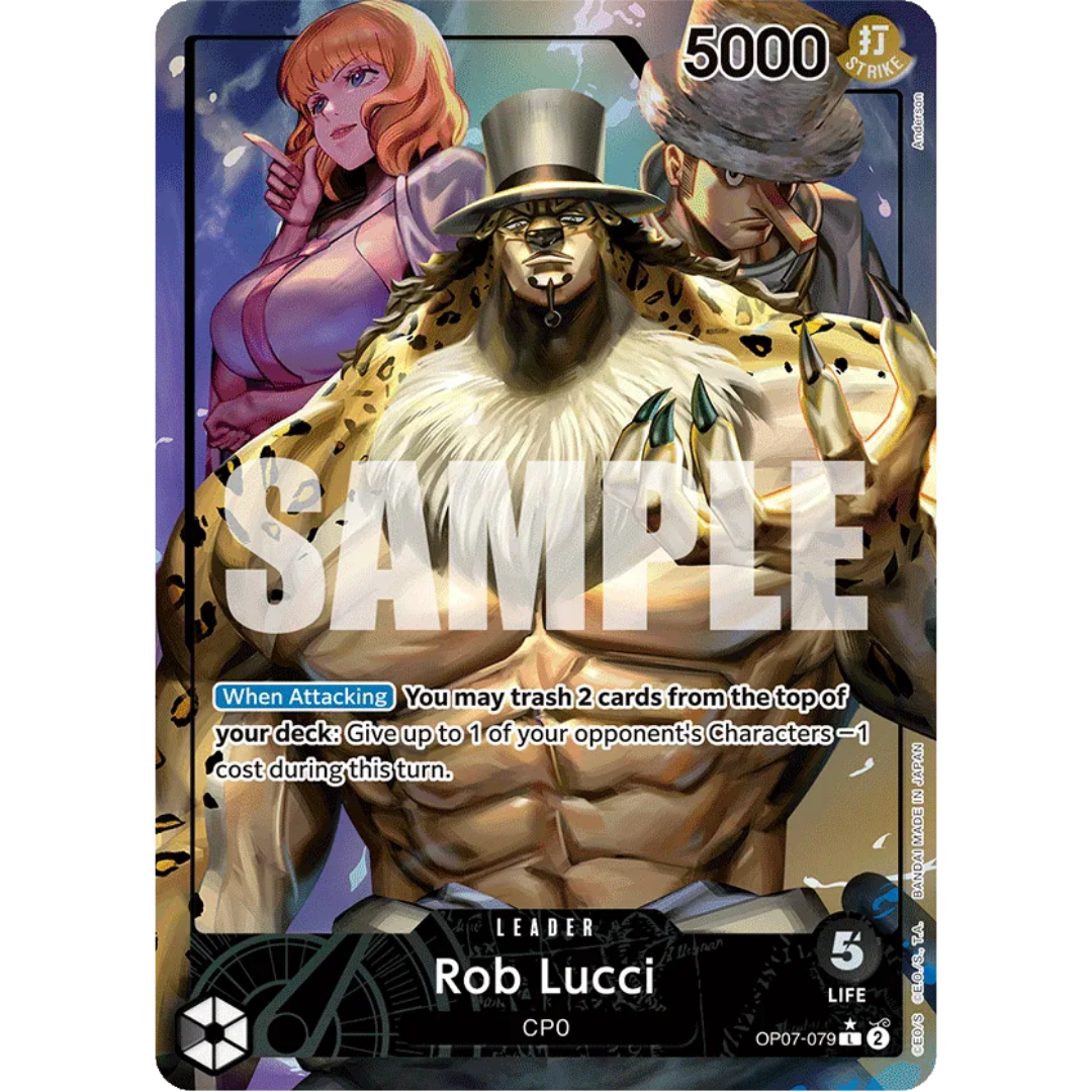 Rob Lucci (079) (Parallel) (OP07-079) - 500 Years in the Future Foil