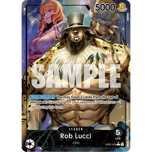 Rob Lucci (079) (Parallel) (OP07-079) - 500 Years in the Future Foil