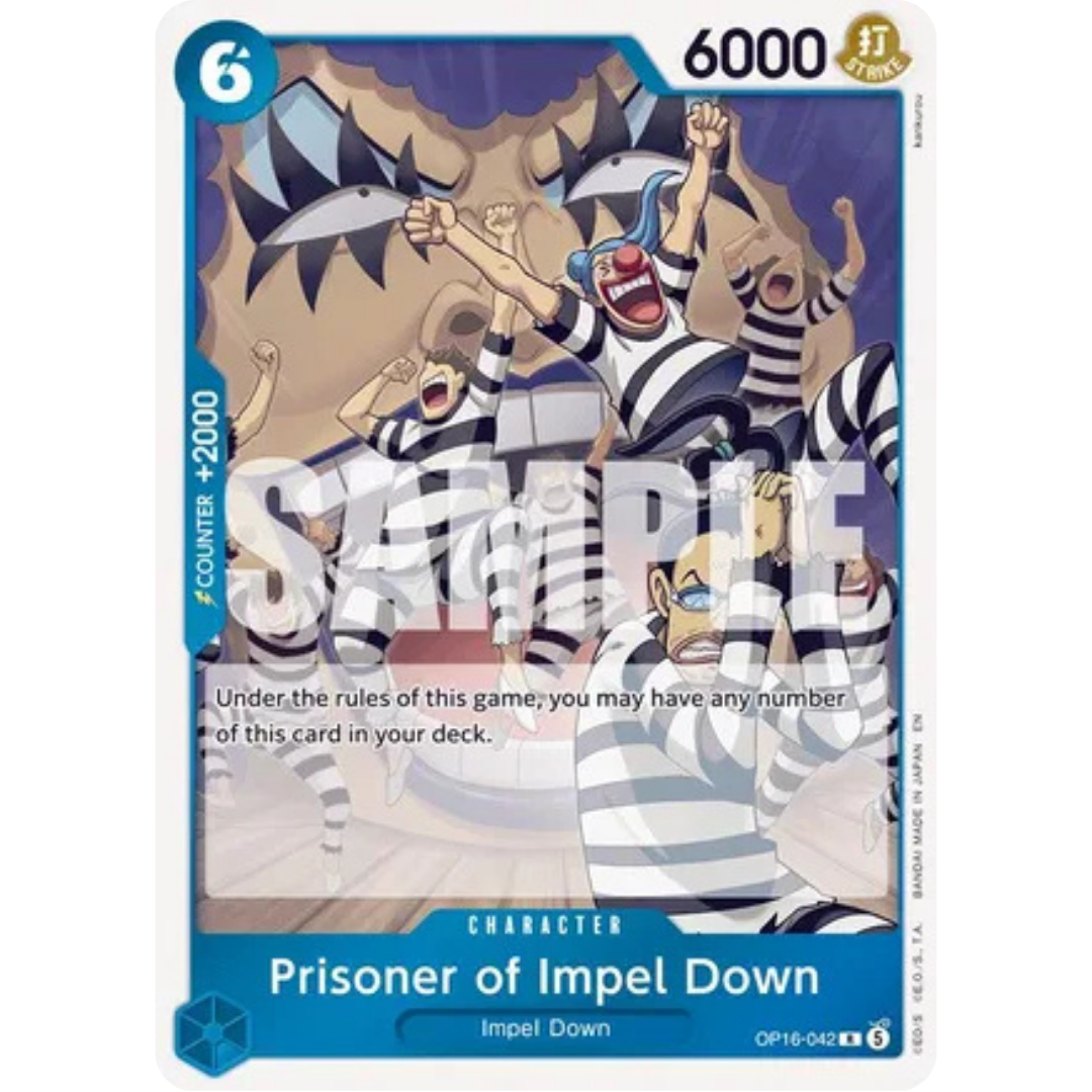 Prisoner of Impel Down (OP16-042) - The Time of Battle Foil
