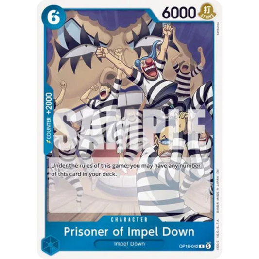 Prisoner of Impel Down (OP16-042) - The Time of Battle Foil