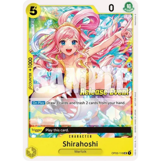 Shirahoshi (ST15 - ST20 Release Event Winner Pack) (OP03-116) - One Piece Promotion Cards Foil