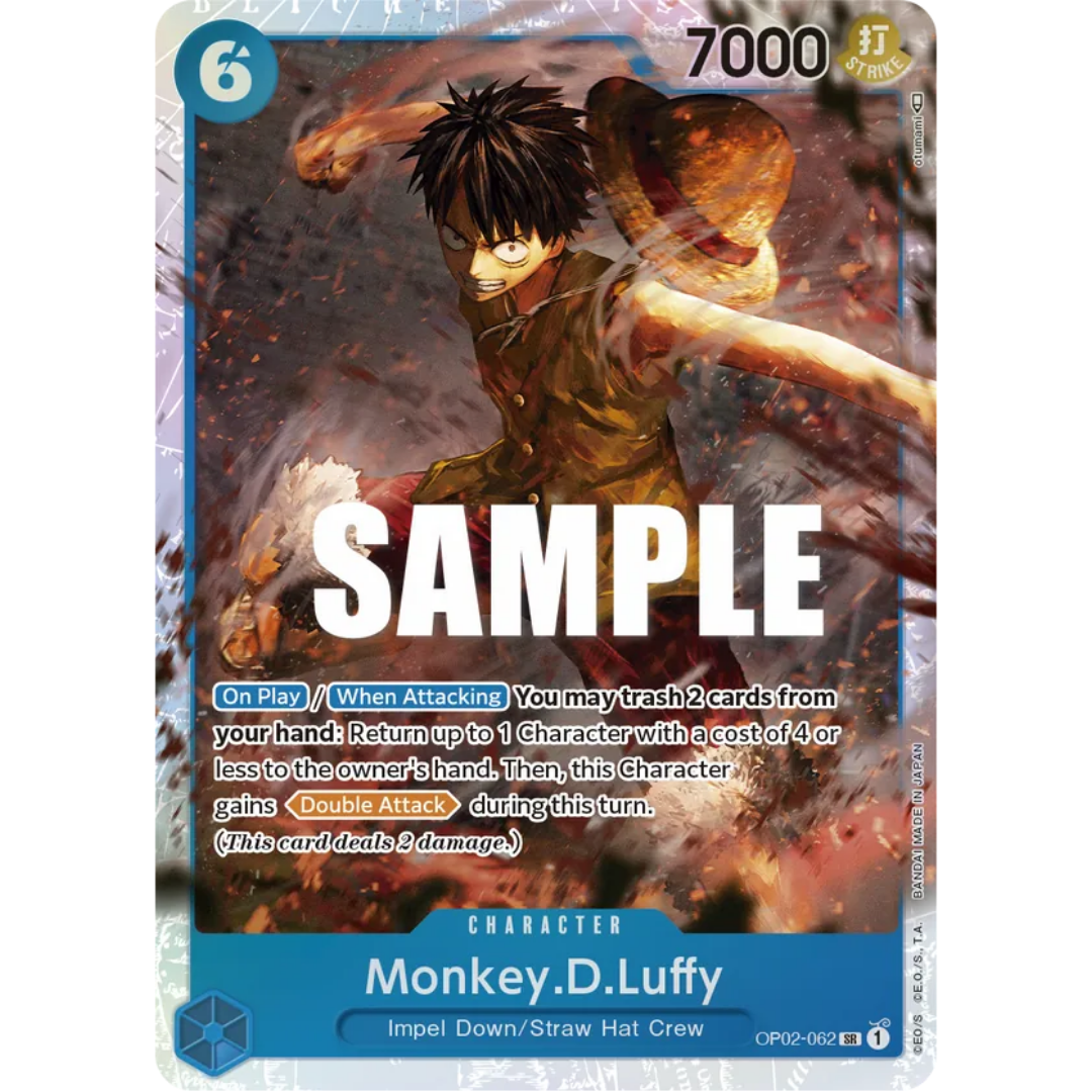 Monkey.D.Luffy (062) (OP02-062) - Paramount War Foil