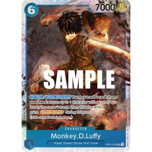 Monkey.D.Luffy (062) (OP02-062) - Paramount War Foil