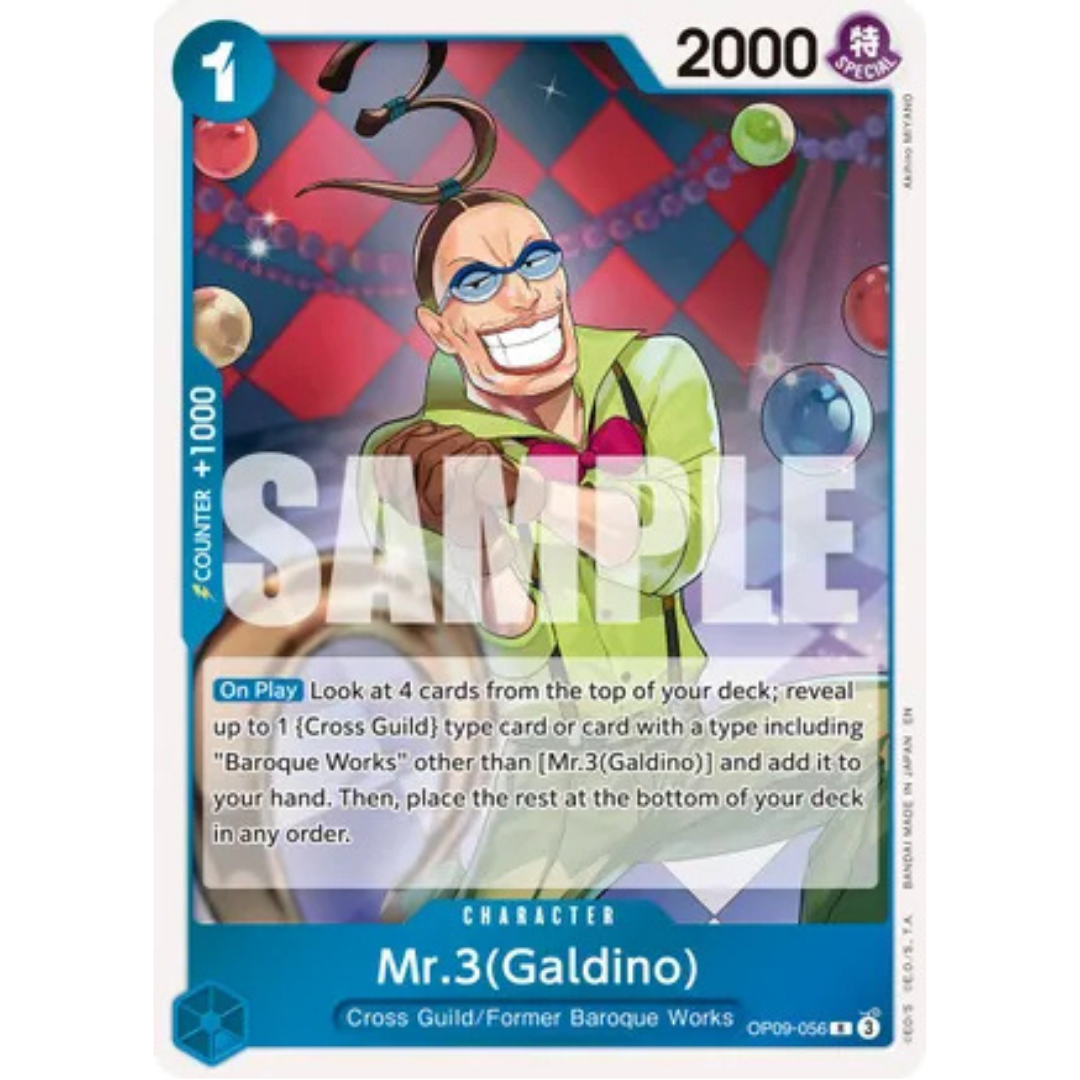Mr.3(Galdino) - OP09-056 (Reprint) (OP09-056) - Premium Booster -The Best- Vol. 2 Foil