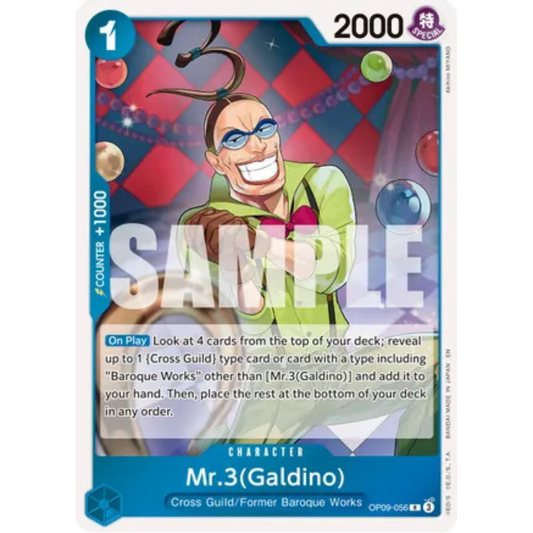 Mr.3(Galdino) - OP09-056 (Reprint) (OP09-056) - Premium Booster -The Best- Vol. 2 Foil
