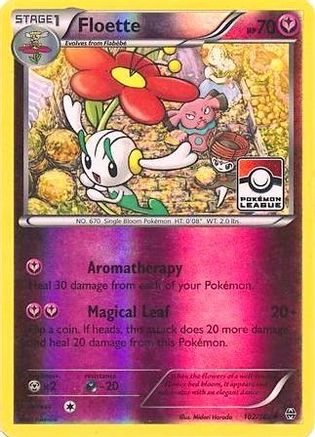 Floette 102/162  - Reverse Holofoil League & Championship Cards - Promo