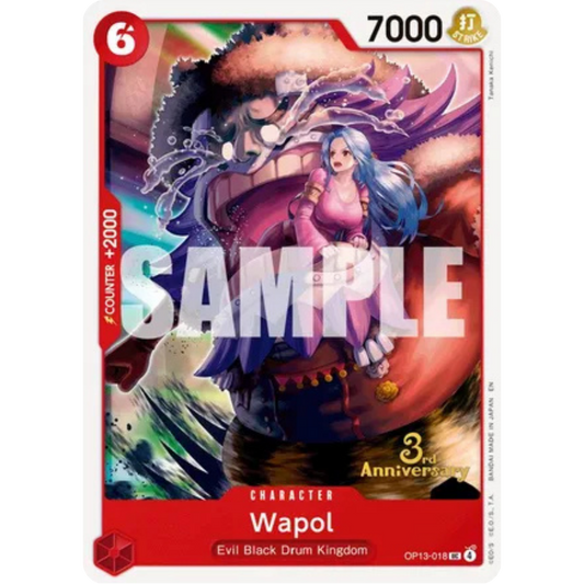Wapol (OP13-018) - Carrying On His Will: 3rd Anniversary Tournament Cards
