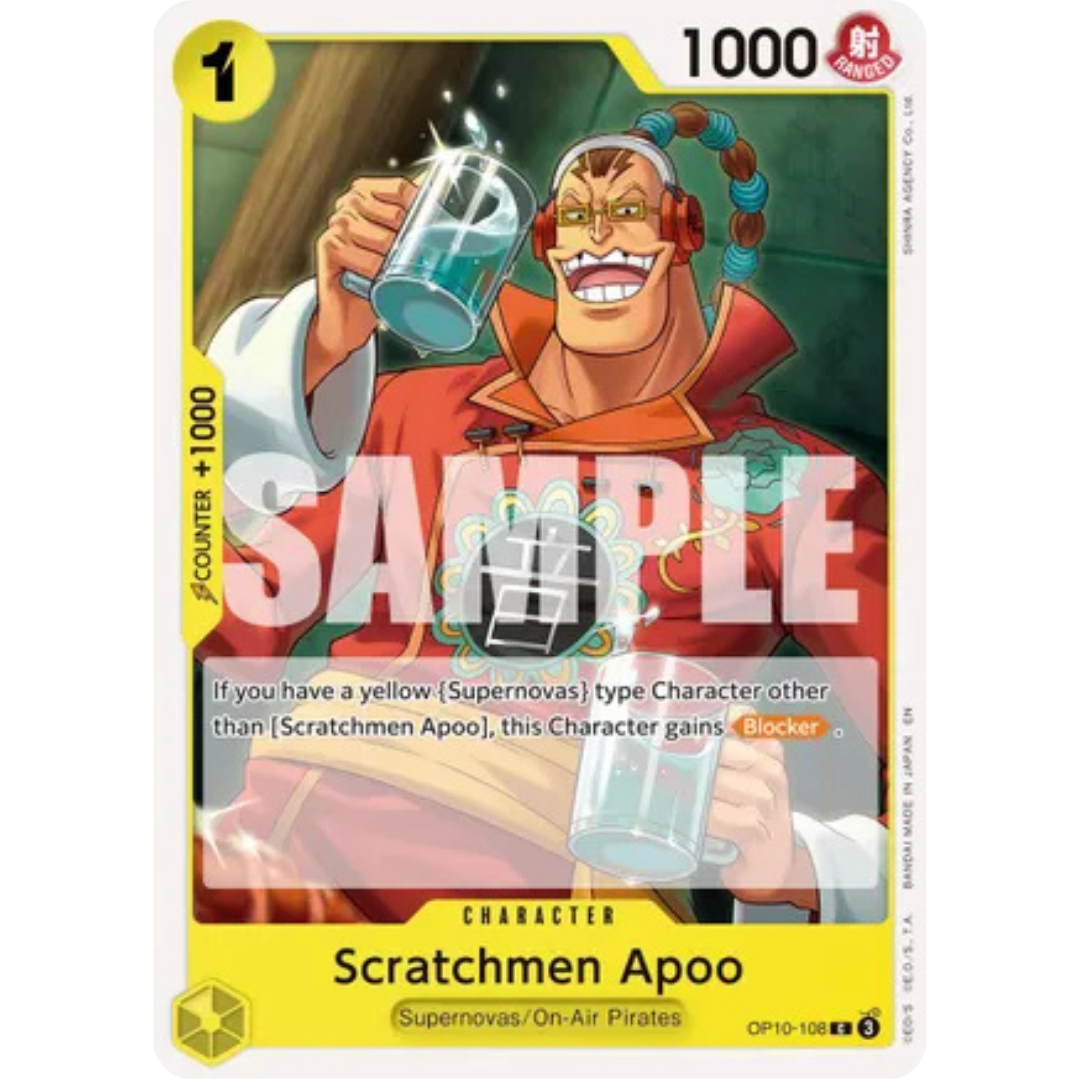 Scratchmen Apoo - OP10-108 (Reprint) (OP10-108) - Premium Booster -The Best- Vol. 2