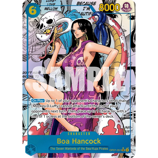 Boa Hancock (051) (Parallel) (Manga) (OP07-051) - 500 Years in the Future Foil
