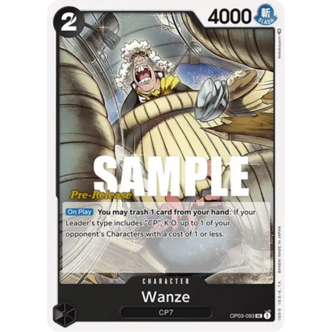Wanze (OP03-093) - Pillars of Strength Pre-Release Cards