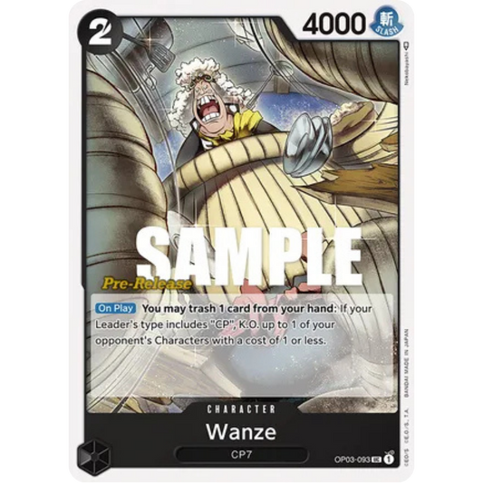 Wanze (OP03-093) - Pillars of Strength Pre-Release Cards