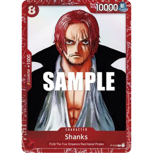 Shanks (Premium Card Collection -ONE PIECE FILM RED Edition-) (P-016) - One Piece Promotion Cards Foil