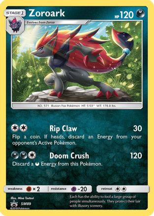 Zoroark SM89  - Holofoil SM Promos - Promo