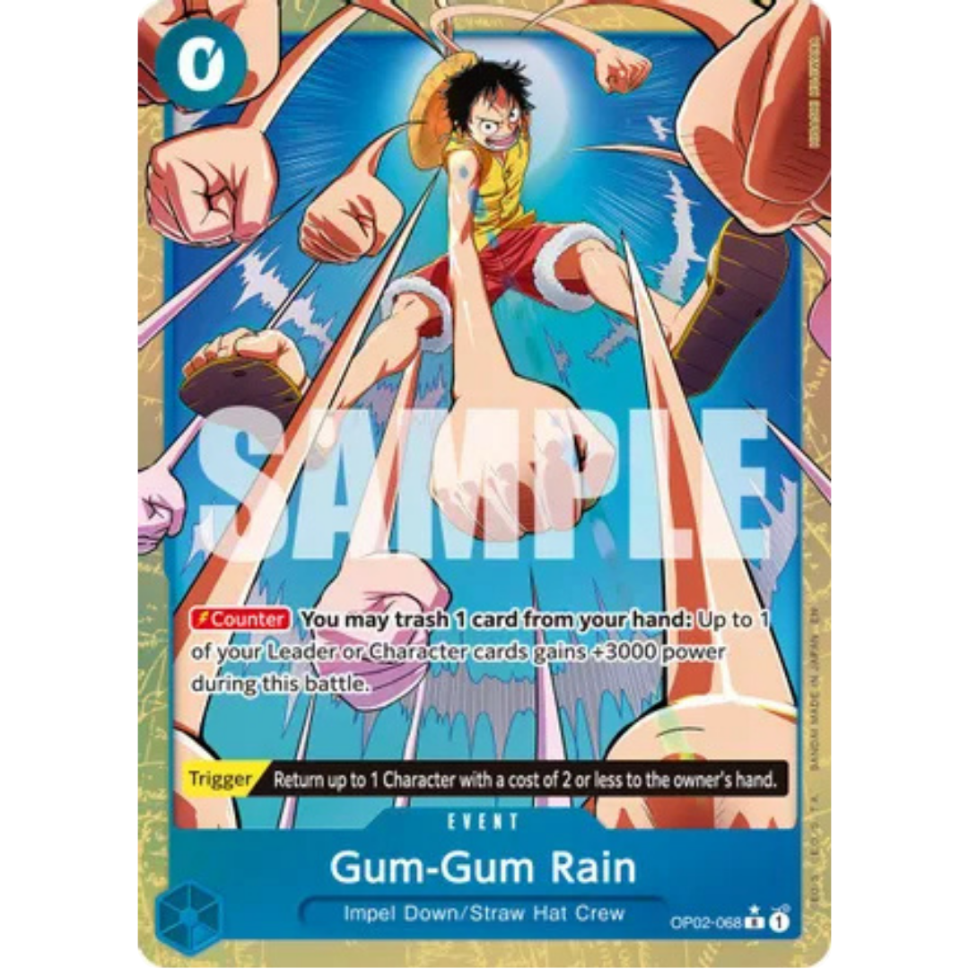 Gum-Gum Rain (Alternate Art) (OP02-068) - Premium Booster -The Best- Vol. 2 Foil