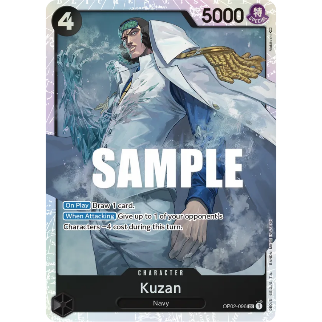 Kuzan (096) (OP02-096) - Paramount War Foil