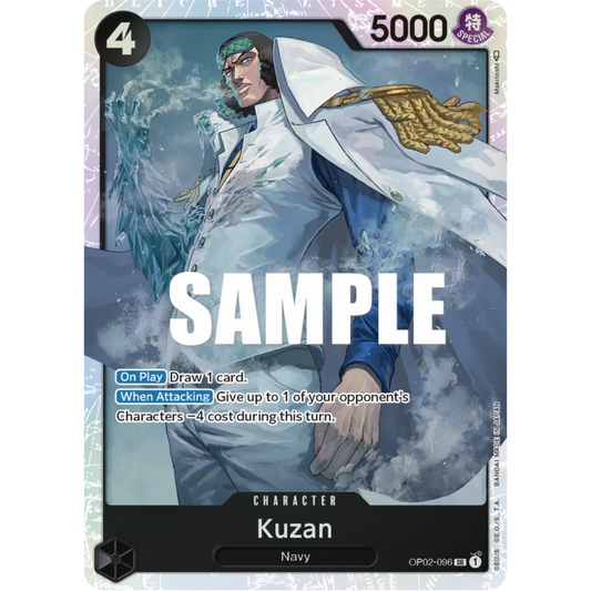 Kuzan (096) (OP02-096) - Paramount War Foil