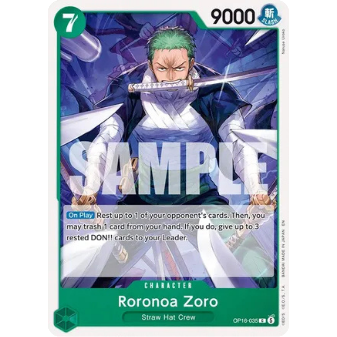 Roronoa Zoro (035) (OP16-035) - The Time of Battle