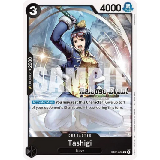 Tashigi (ST15 - ST20 Release Event Pack) (ST06-006) - One Piece Promotion Cards