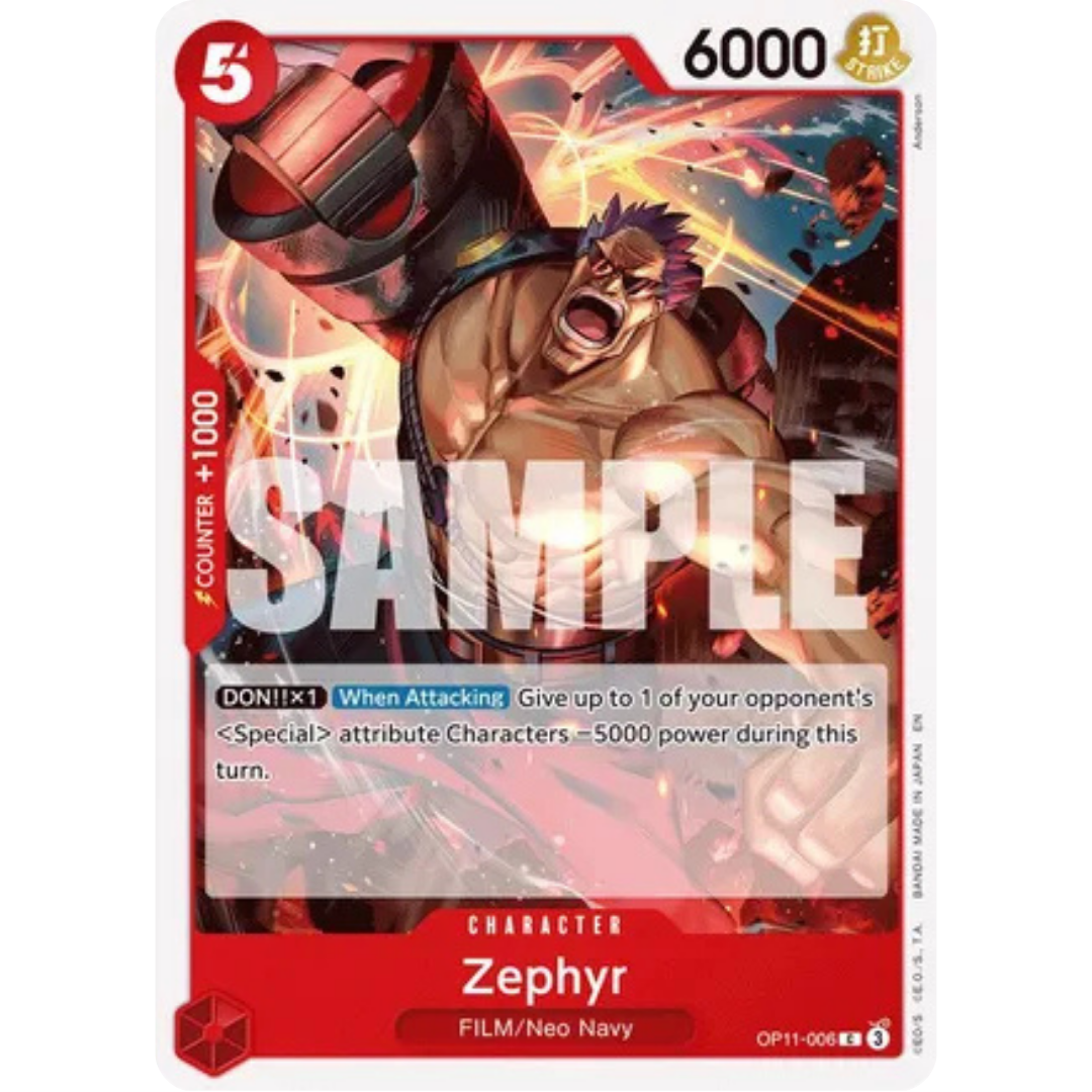 Zephyr (OP11-006) - A Fist of Divine Speed