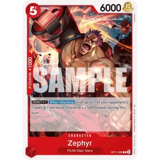 Zephyr (OP11-006) - A Fist of Divine Speed
