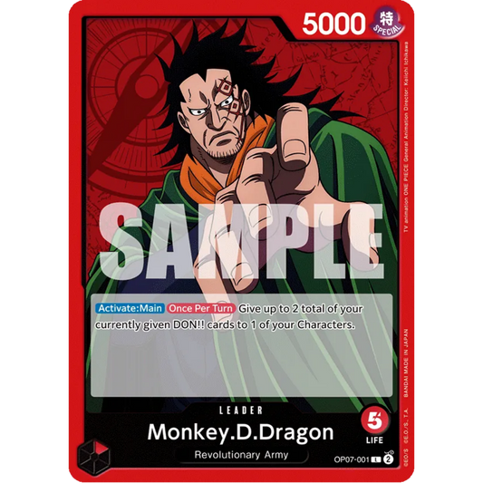 Monkey.D.Dragon (001) (OP07-001) - 500 Years in the Future