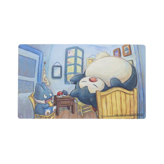 Playmat - Munchlax & Snorlax Inspired by The Bedroom Playmat (Pokemon Center × Van Gogh Museum)