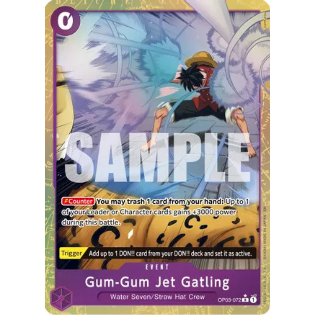 Gum-Gum Jet Gatling (Alternate Art) (OP03-072) - Premium Booster -The Best- Vol. 2 Foil