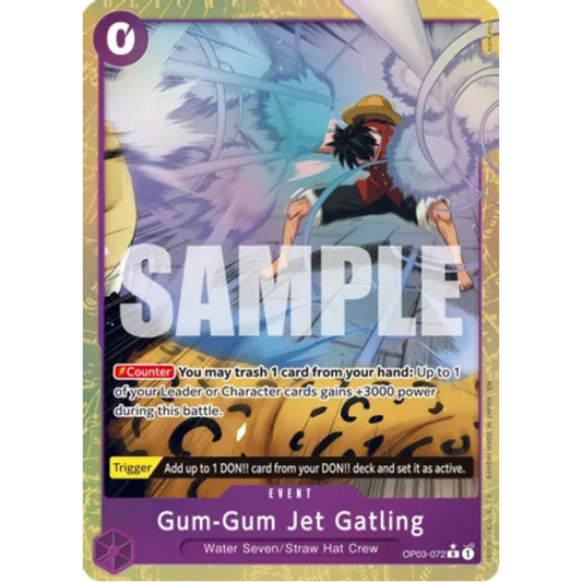 Gum-Gum Jet Gatling (Alternate Art) (OP03-072) - Premium Booster -The Best- Vol. 2 Foil