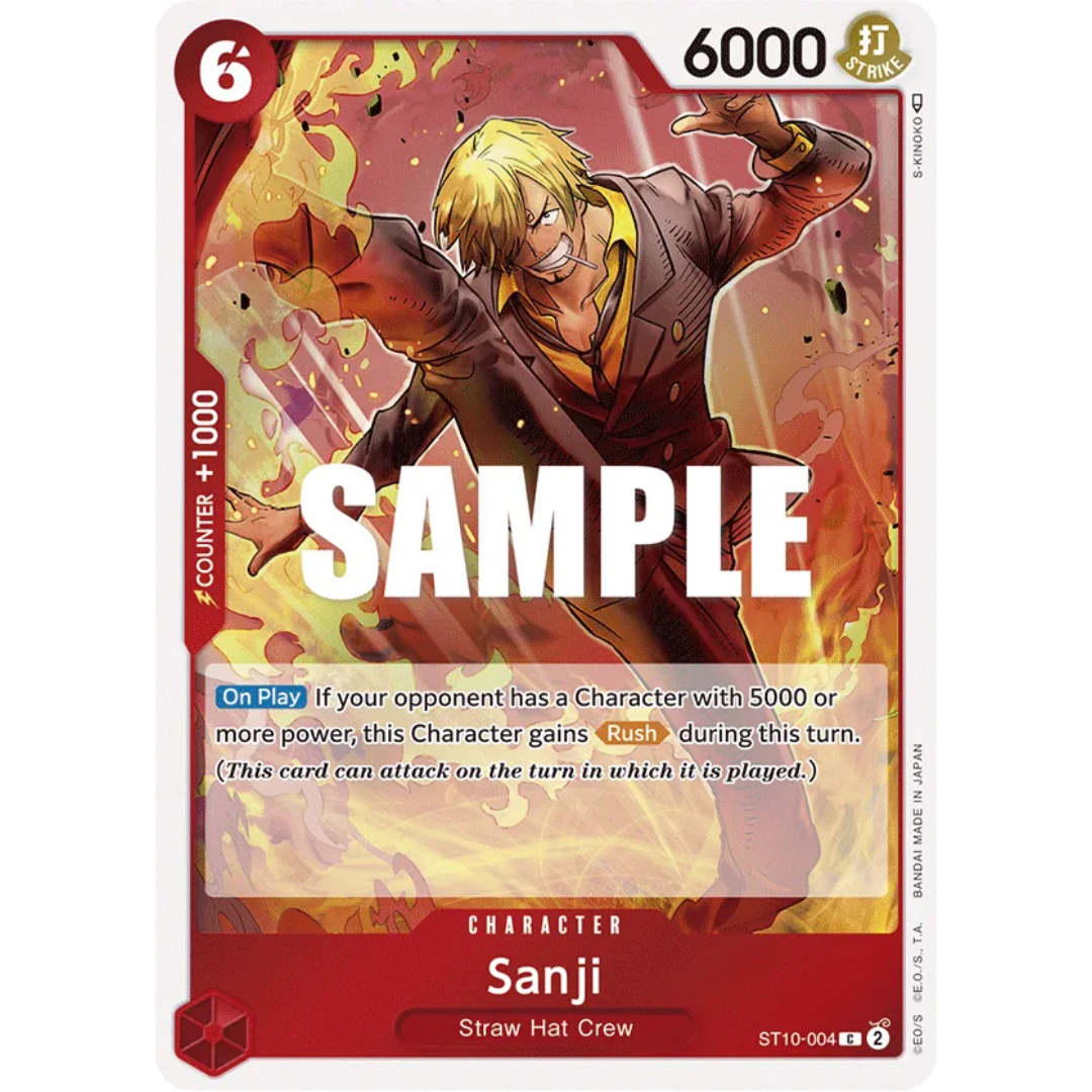 Sanji (ST10-004) - Ultra Deck: The Three Captains Foil