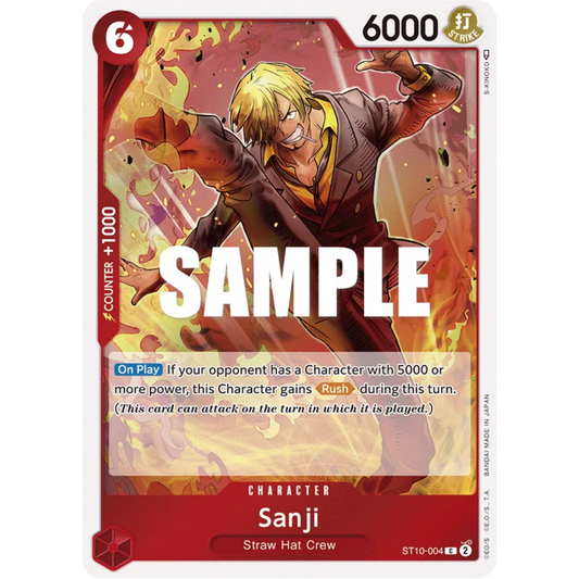 Sanji (ST10-004) - Ultra Deck: The Three Captains Foil