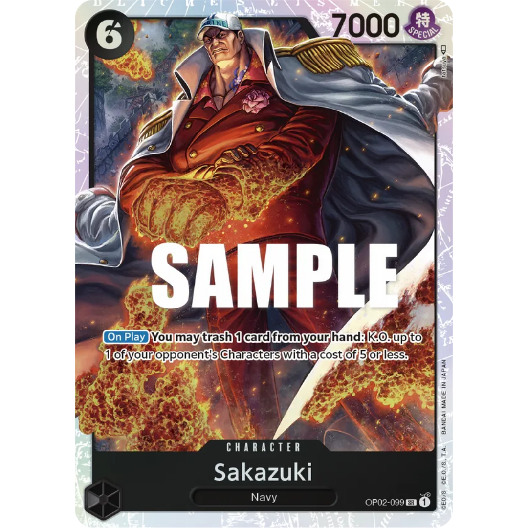 Sakazuki (OP02-099) - Paramount War Foil