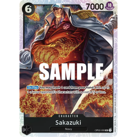 Sakazuki (OP02-099) - Paramount War Foil
