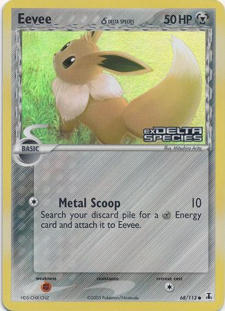 Eevee 068/113  - Reverse Holofoil Delta Species - Common