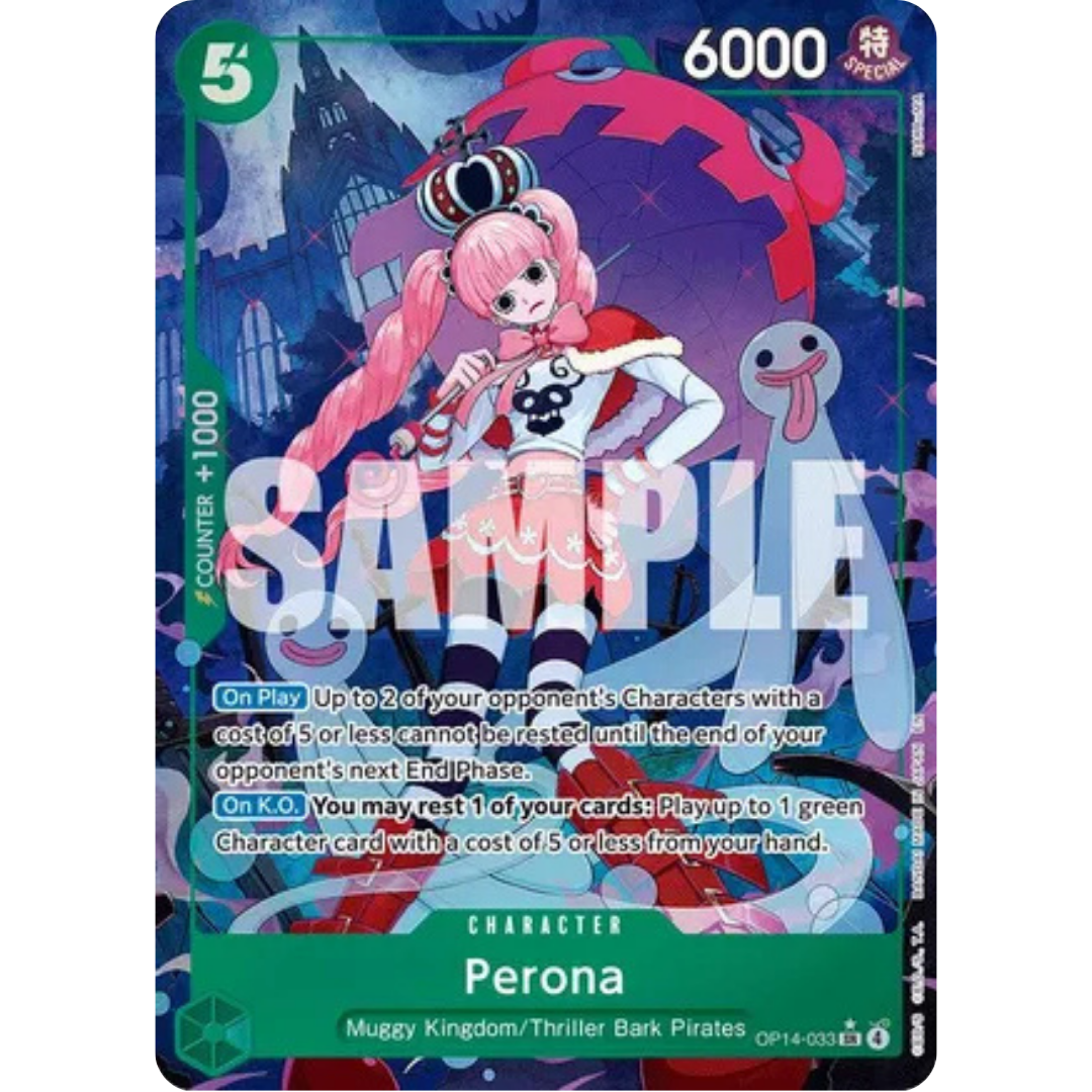 Perona (Alternate Art) (OP14-033) - The Azure Sea's Seven Foil