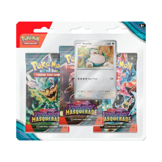 Twilight Masquerade 3 Pack Blister [Snorlax]
