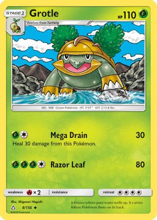 Grotle 008  SM  Ultra Prism - Uncommon