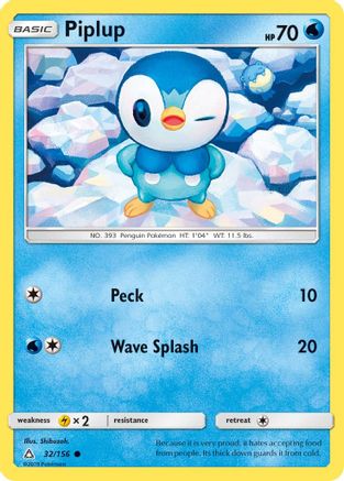 Piplup (32) 032  SM  Ultra Prism - Common
