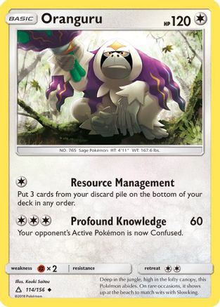 Oranguru 114  SM  Ultra Prism - Uncommon