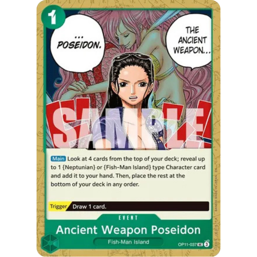 Ancient Weapon Poseidon (OP11-037) - A Fist of Divine Speed
