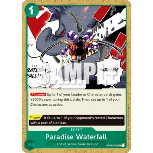 Paradise Waterfall (OP01-057) - Romance Dawn