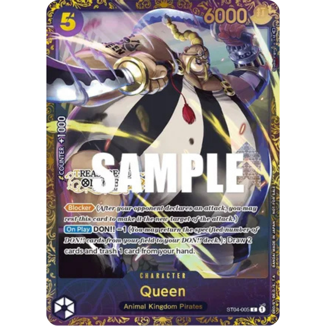 Queen (Treasure Cup) (ST04-005) - One Piece Promotion Cards Foil