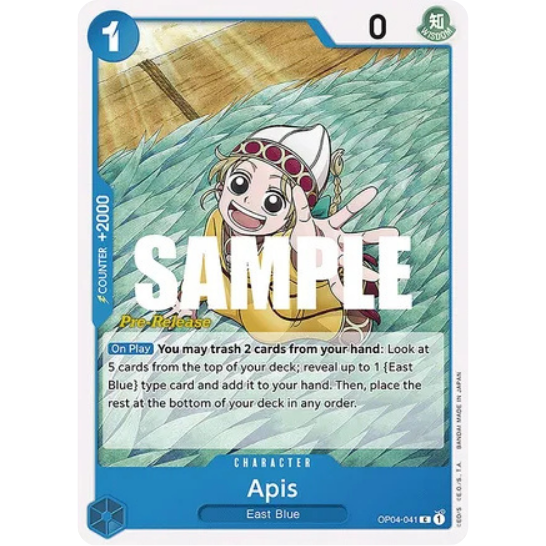 Apis (OP04-041) - Kingdoms of Intrigue Pre-Release Cards