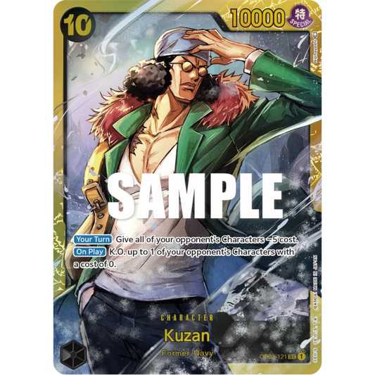 Kuzan (121) (OP02-121) - Paramount War Foil